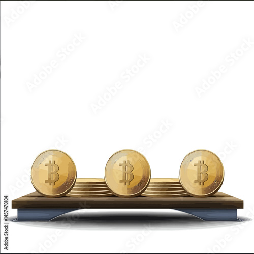 Hodl vector icon, isolated on white background  -  