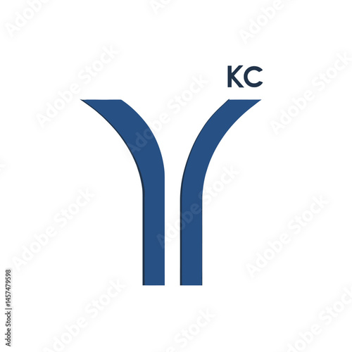 KYC vector icon, isolated on white background  -  