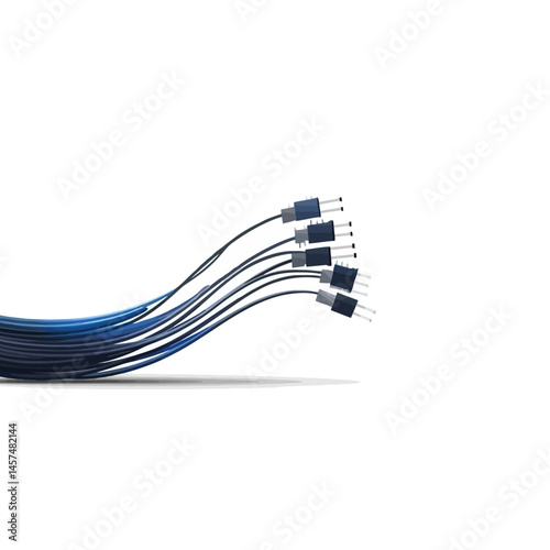 Wire vector icon, isolated on white background  -  