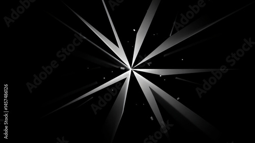 Modern black and white adept design, simpleton and elegant for creative exploration