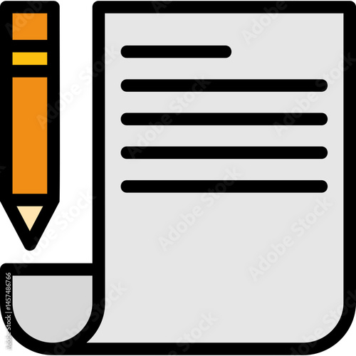 Article Line Filled Icon