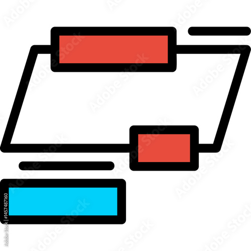 News Ticker Line Filled Icon