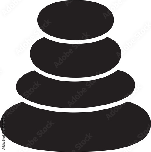 Hot Stone vector icon