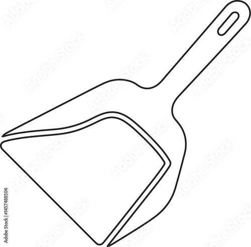 Scraper Icon line art