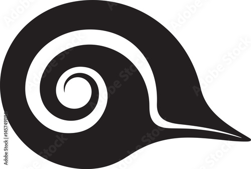vector snail icon