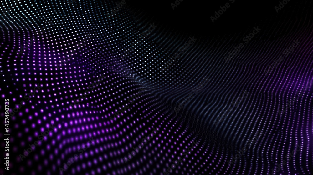 Obraz premium Abstract flowing dot matrix background