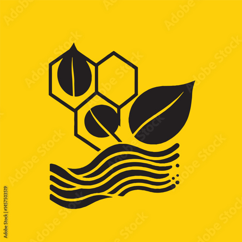 Abstract Minimalist Environmental Logo icon Design