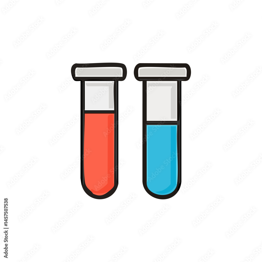vector illustration with a medical theme, featuring medical related illustration elements