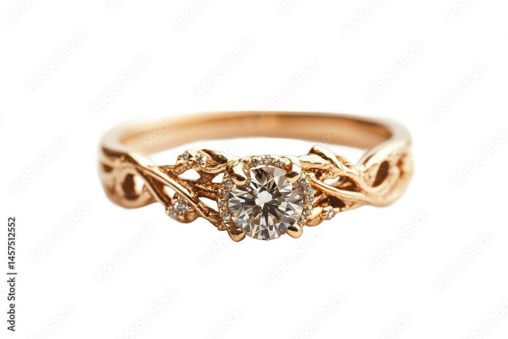 Close up of an ornate gold ring with intricate detailing and a complex swirling design on a black background Close up of an ornate gold ring with intricate detailing and a complex swirling design on a black background