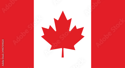 flag,canada,leaf modern flat vector illustration for national symbol design vector graphic for patriotic theme
