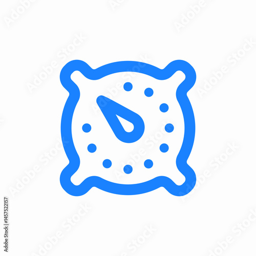 sleep time or sleep mode icon sign vector