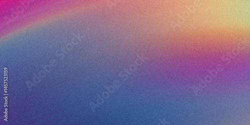 Abstract Colorful Gradient Background Texture with Subtle Grain and Noise Effect
