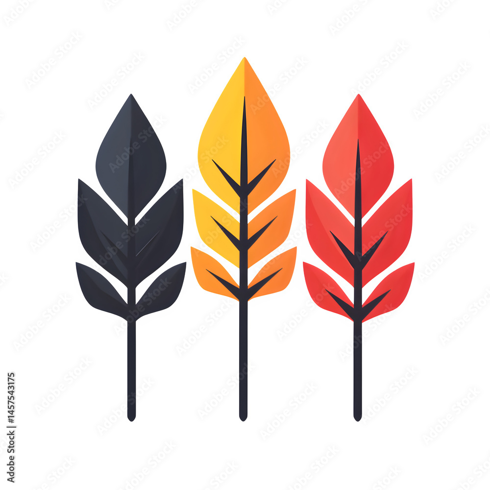 Branching arrow icon. Three way icon. Vector --v 6.1 --s 750 --raw