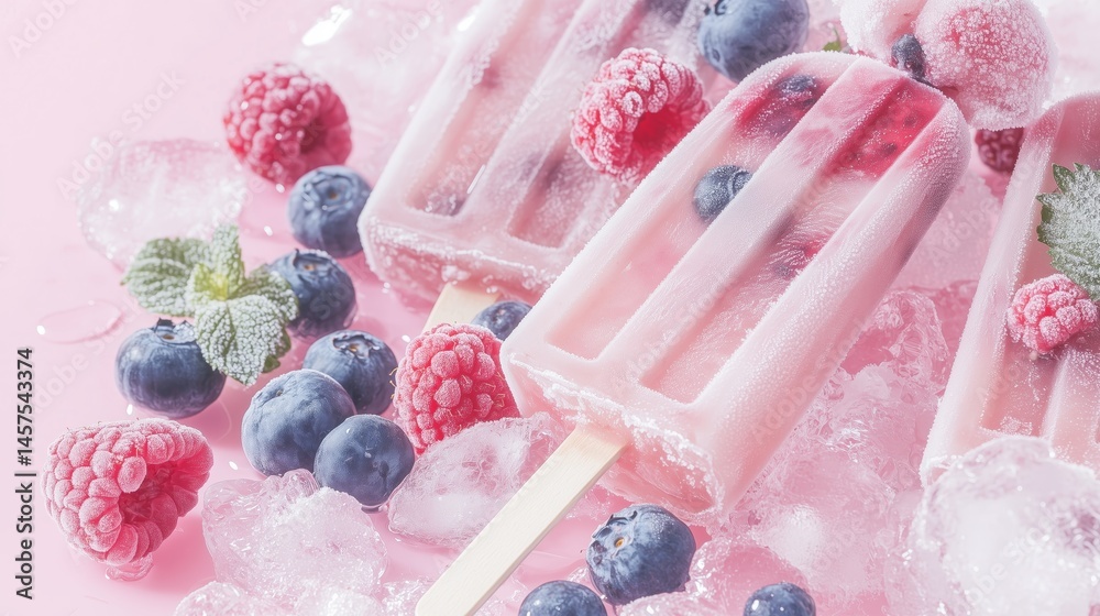 Frozen Delights A Summery Arrangement of Popsicles