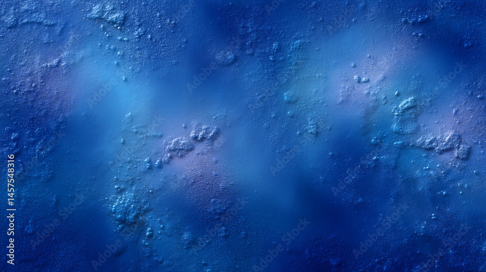 Blue texture , with a purple tint and irregularities like blue snow.