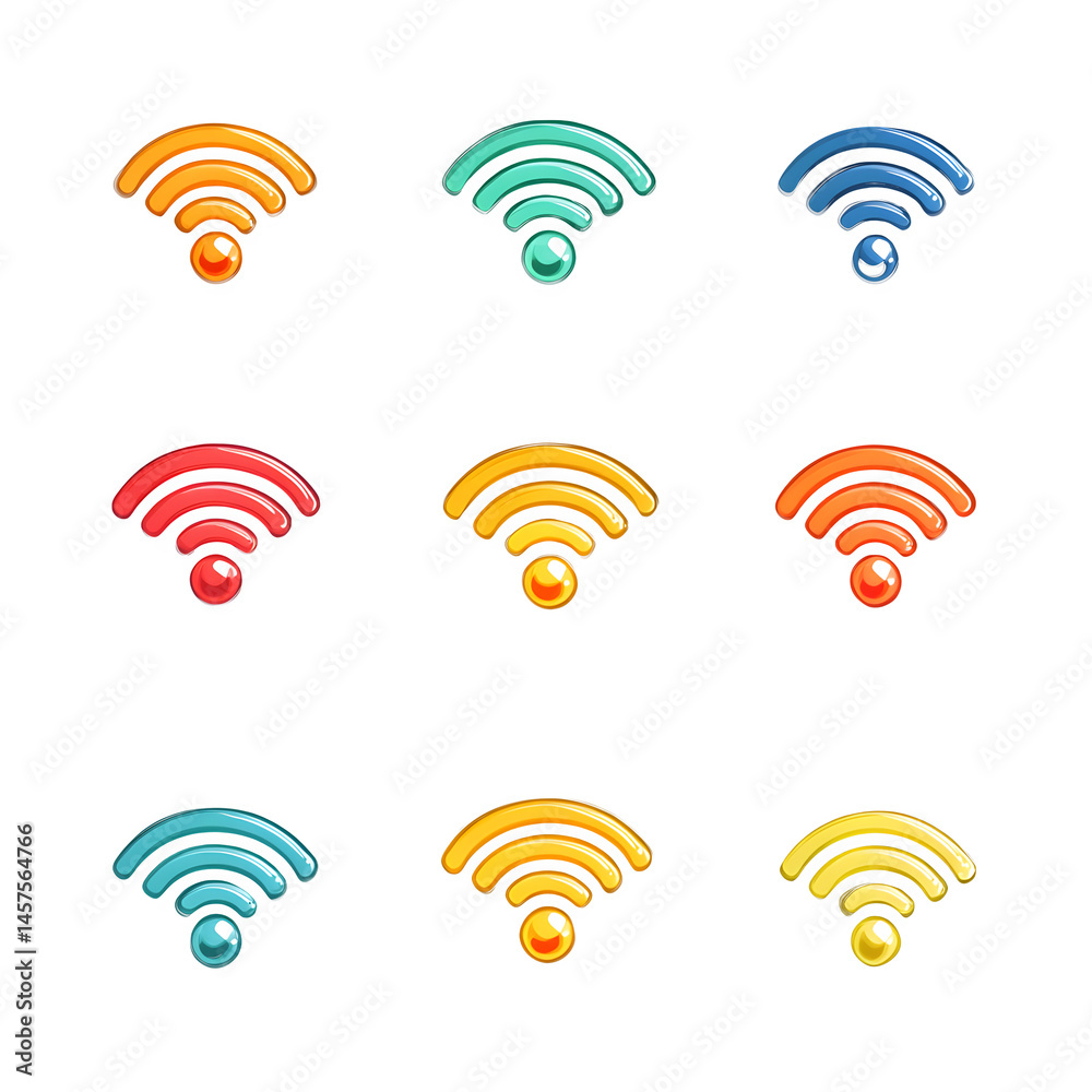 Wifi icons set. Internet icons.Vector --v 6.1 --s 750 --raw Wifi icons set. Internet icons.Vector --v 6.1 --s 750 --raw