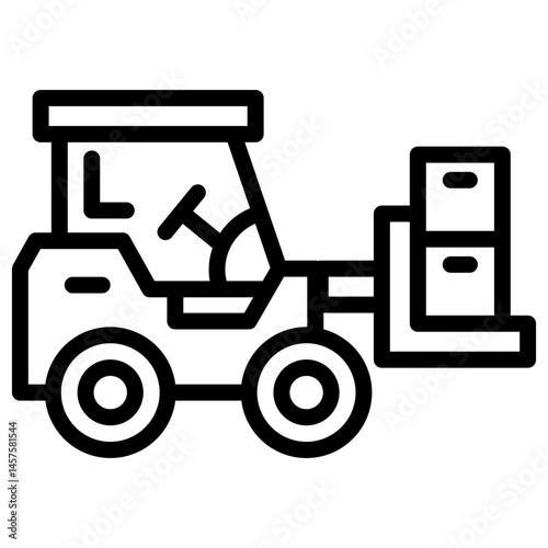 forklift machine element