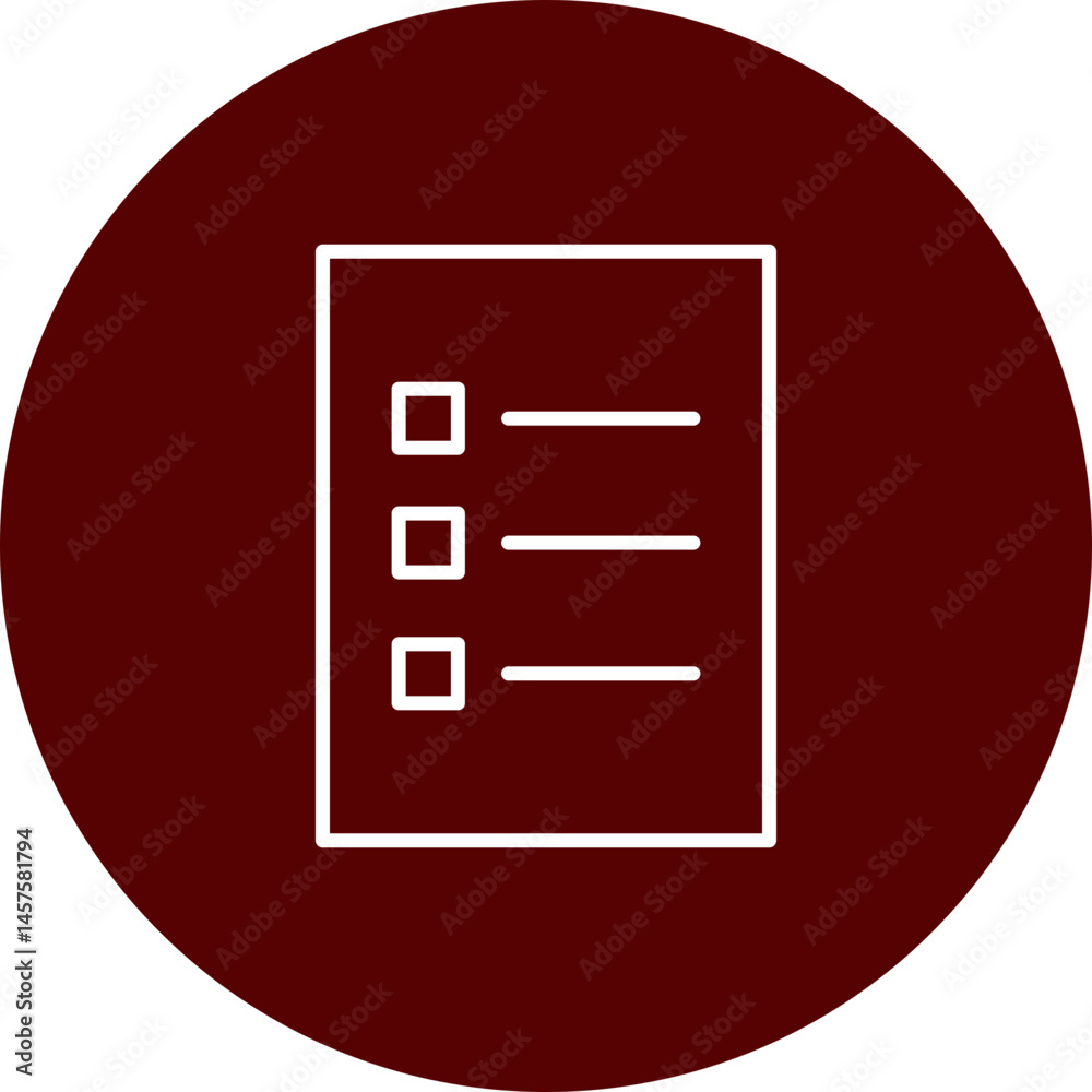 Requirement Vector Line Brown Circle Icon Design Requirement Vector Line Brown Circle Icon Design