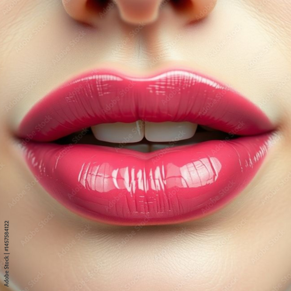 Obraz premium lips of a woman