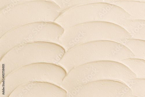 Obraz na płótnie cream texture abstract background with soft waves and layered cosmetic surface w salonie
