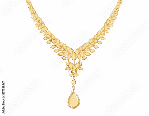 Luxury Jewelry Pack with Gourmet Chains, Necklaces, Rings, and Accessories – Vector Illustration