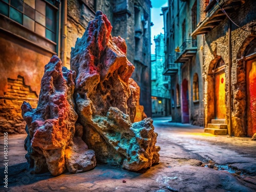 Abstract Rock Formations: Urban Exploration Photography - Unique Textures & Shapes