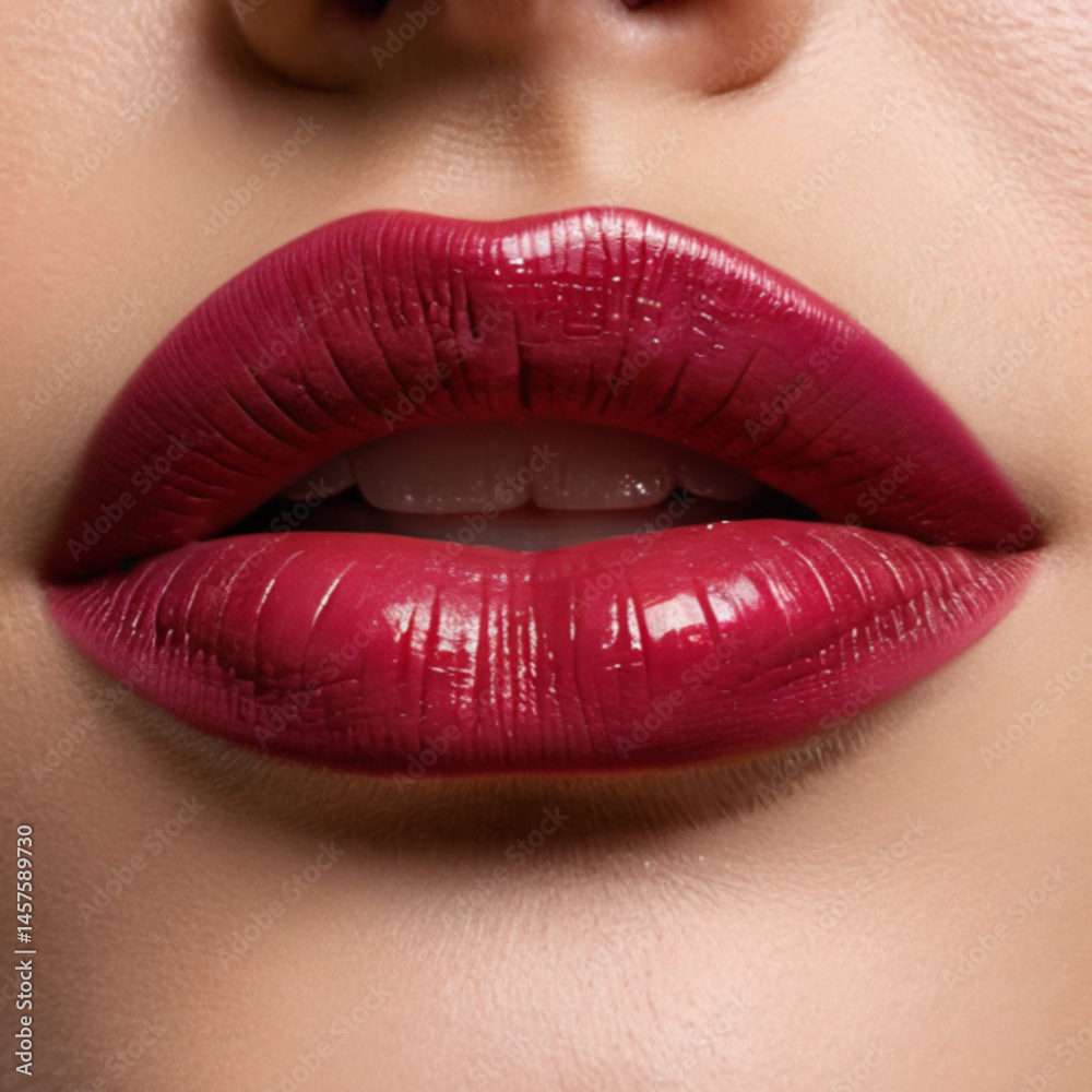 Obraz premium lips of a woman