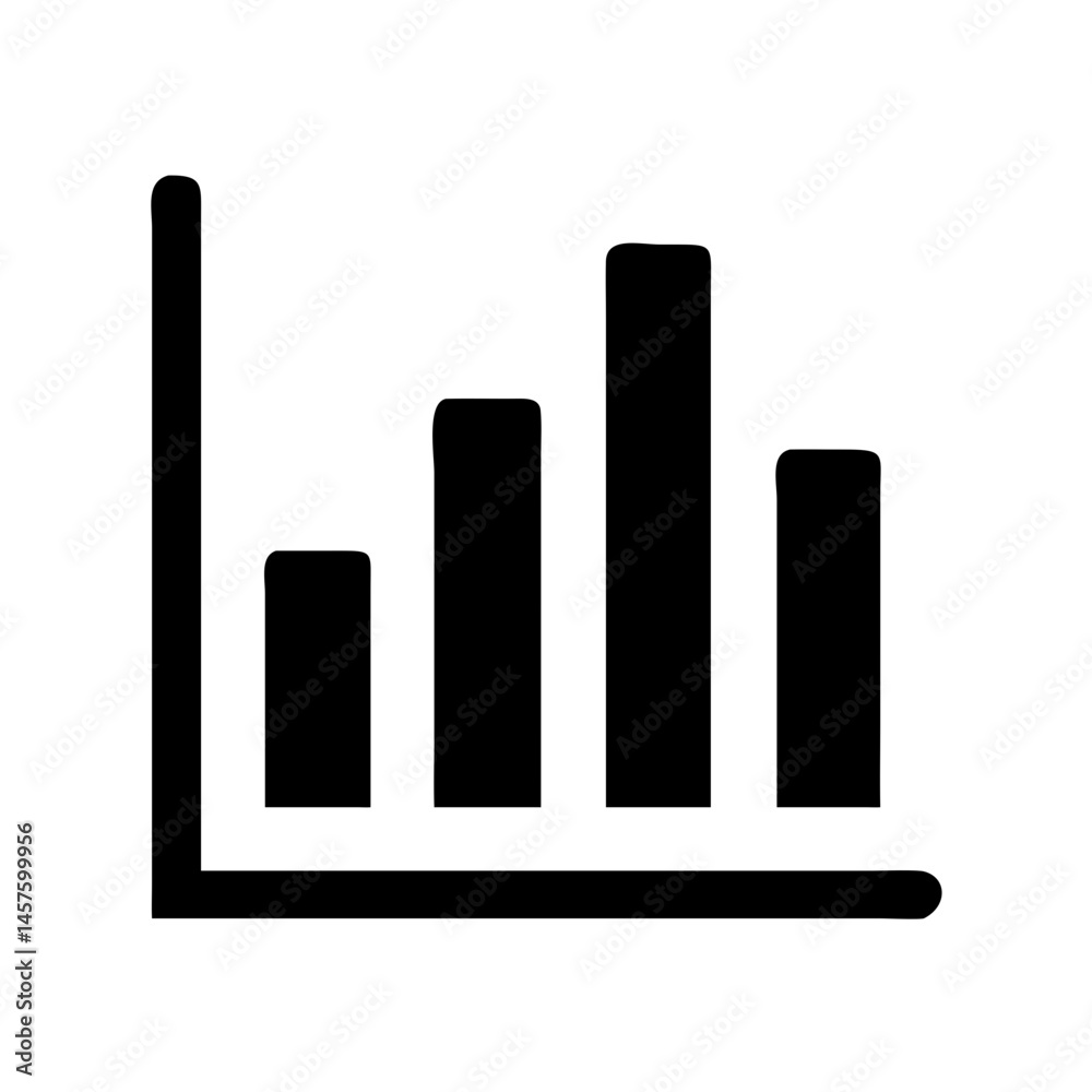 bar chart linear vector illustration
bar chart linear vector illustration