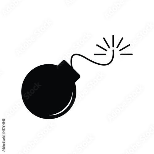 bomb icon vector design template