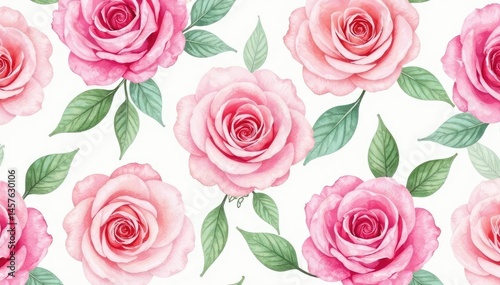 Delicate watercolor roses, soft pastel hues, seamless repeat , wallpaper, pretty, wedding