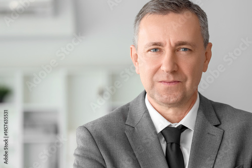 Portrait of handsome mature...