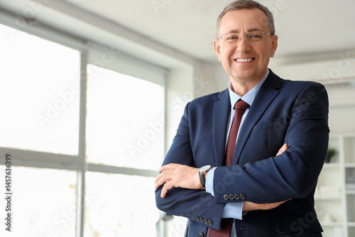 Portrait of handsome mature...