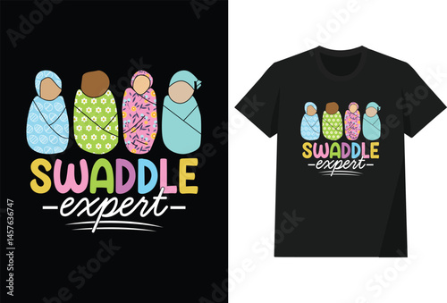 Swaddle Expert T shirt Design