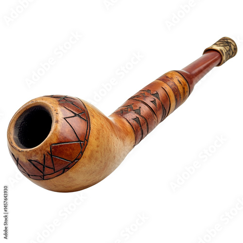 Peace pipe calumet isolated on transparent background