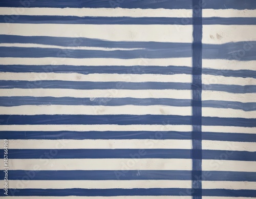 Classic blue and white nautical stripe background texture, fabric, maritime