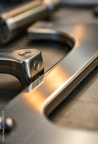 Wallpaper Mural close up of a pair of scissors on a table Torontodigital.ca