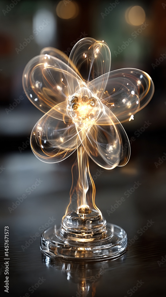 A glowing electric plasma portal pulses with vibrant energy in a dark void, symbolizing futuristic technology, dimensional gateways, and the unknown power of science and imagination.