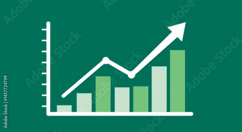 Growth Chart: Upward Trend in Business Metrics