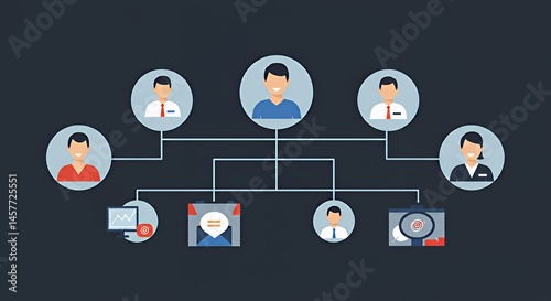 Teamwork, Collaboration, and Communication: A Visual Representation of Business Network