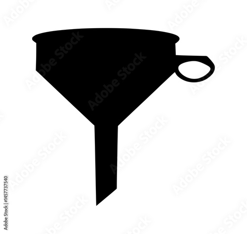 Simple Funnel Icon - Vector Illustration