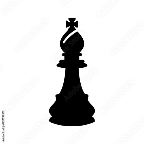 Black Chess King Silhouette