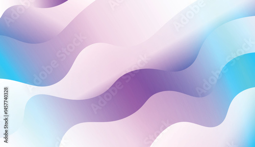 Futuristic Color Design Geometric Wave Shape. For Business Presentation Wallpaper, Flyer, Cover. Vector Illustration with Color Gradient.