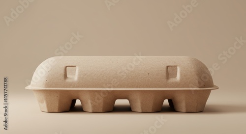 Egg Carton Made of Cardboard photo