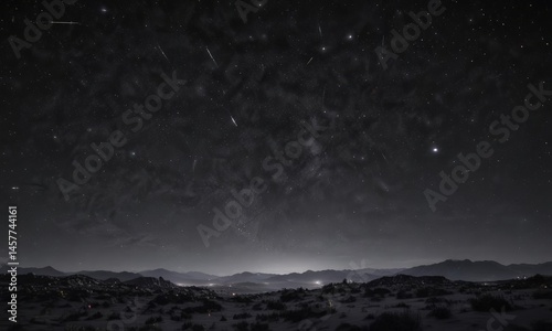 Vast, star-studded night sky; deep black canvas, countless shimmering stars ,  wallpaper,  dark sky,  brilliant