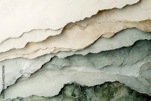 Layered stone texture with muted color palette.