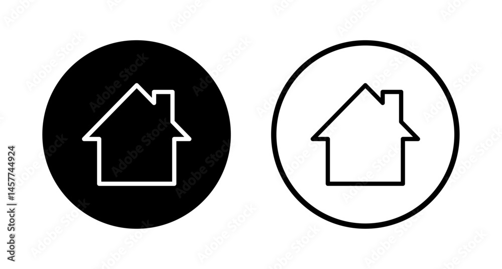 Fototapeta premium House icon logo design. Home sign and symbol