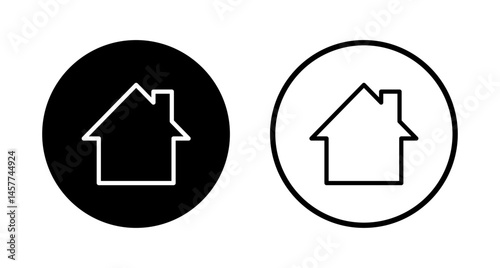 House icon logo design. Home sign and symbol