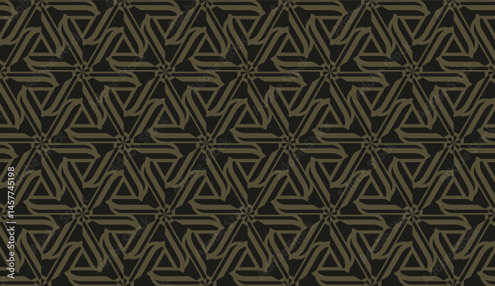 Curved line in triangles style. Vector illustration. CFor interior wallpaper, smart design, fashion print. Curved line in triangles style. Vector illustration. CFor interior wallpaper, smart design, fashion print.