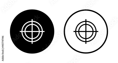 Target icon logo design. goal icon vector. target marketing sign and symbol
