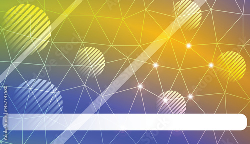 Background in triangles, line, circle, space for text style. For your business, presentation, fashion print. Vector illustration. Light Gradient Abstract Background.